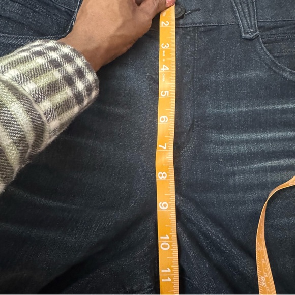 Democracy “AB"solution Straight Leg Jeans dark wash size 12 - Picture 10 of 12